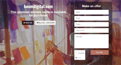 Desktop Screenshot of boomdigital.com
